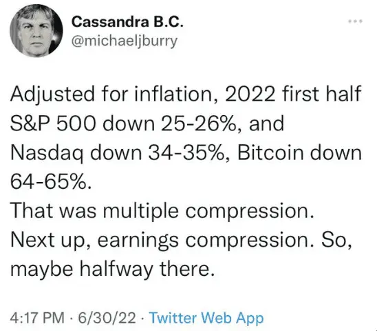 Michael Burry controversial twitter