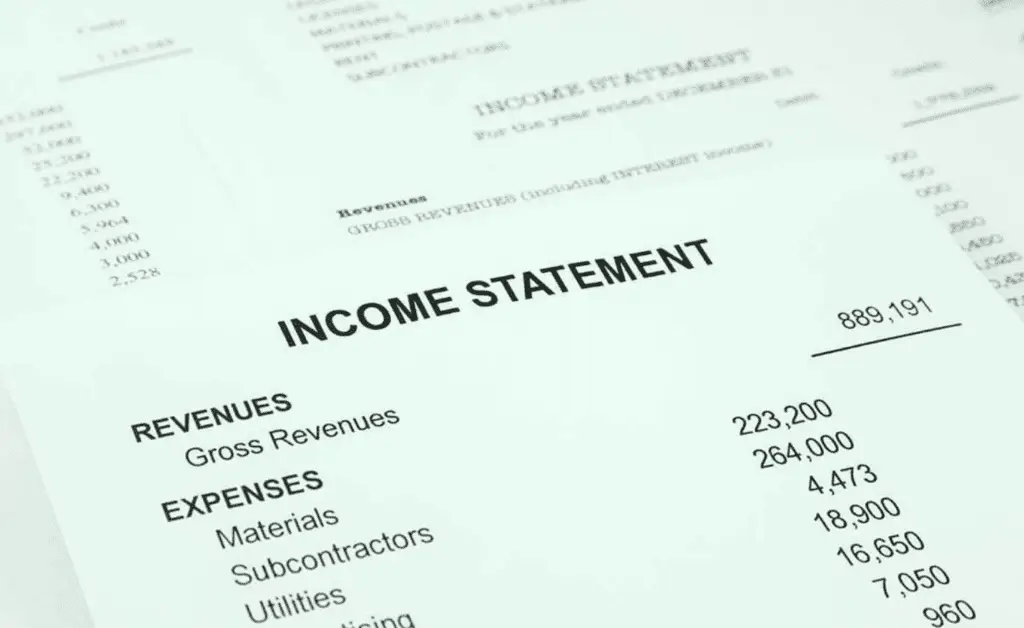 income statement