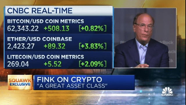 Larry Fink crypto opinion 