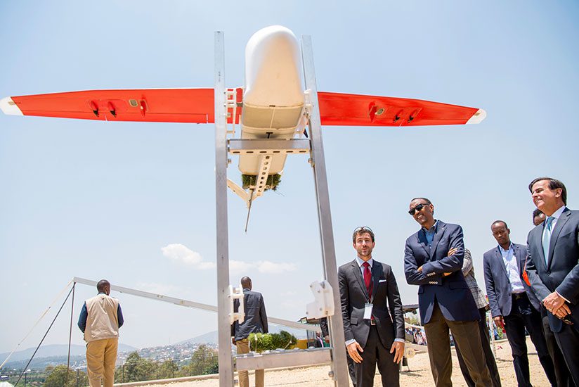 Zipline drone ready for launch