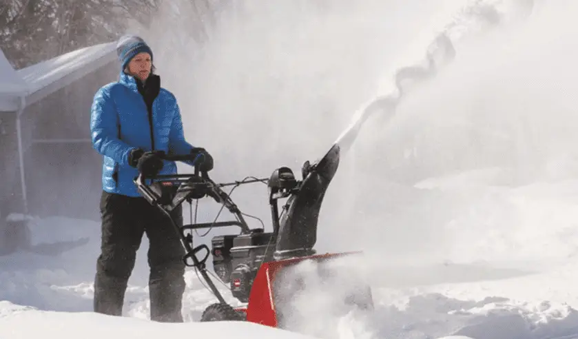 A person working a seasonal job