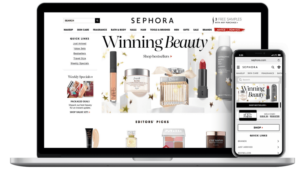 Sephora's Online Store