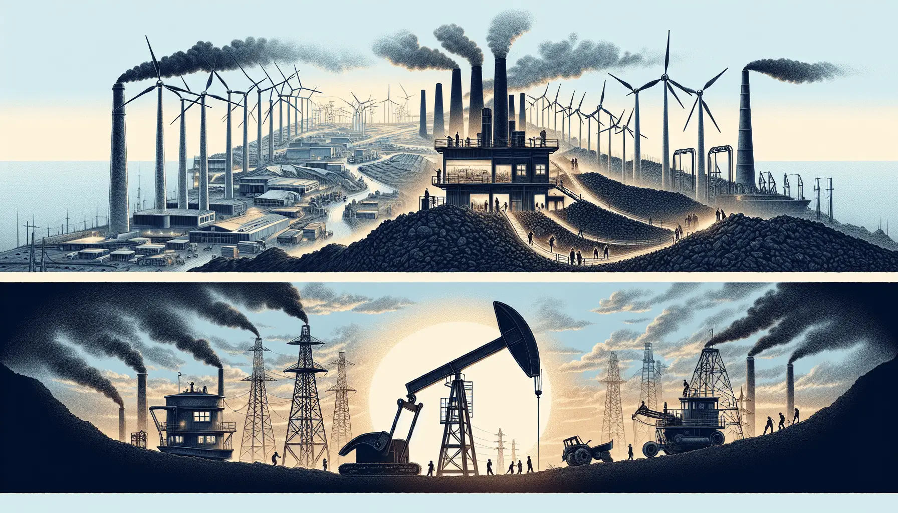 Illustration der Energieerzeugung
