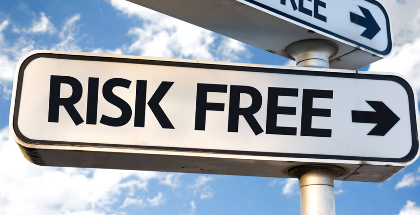 Risk free sign