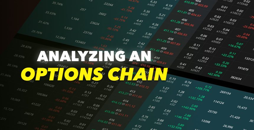 analyzing an options chain