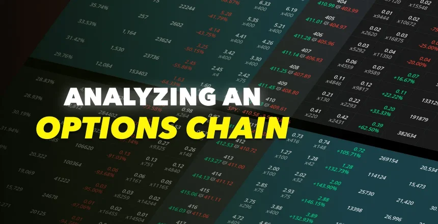 analyzing an options chain