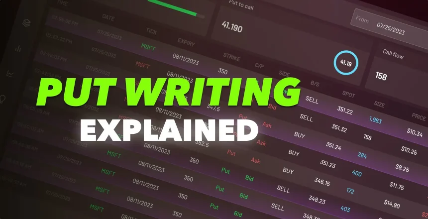 put writing